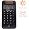 Victor Technology 8-Digit Pocket Calculator, Hybrid Power, 2-1/2"x4-5/8"x1/2", BK VCT900 - alternate 6